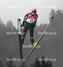12.01.2008, Val di Fiemme, Italy (ITA): Michael Neumayer (GER)  - FIS world cup ski jumping, individual HS134, Val di Fiemme (ITA). www.nordicfocus.com. c Felgenhauer/NordicFocus. Every downloaded picture is fee-liable.