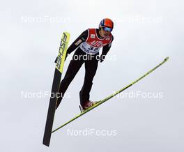 11.01.2008, Val di Fiemme, Italy (ITA): Taku Takeuchi (JPN)  - FIS world cup ski jumping, qualification, Val di Fiemme (ITA). www.nordicfocus.com. c Felgenhauer/NordicFocus. Every downloaded picture is fee-liable.