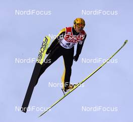 11.01.2008, Val di Fiemme, Italy (ITA): Noiraki Kasai (JPN)  - FIS world cup ski jumping, qualification, Val di Fiemme (ITA). www.nordicfocus.com. c Felgenhauer/NordicFocus. Every downloaded picture is fee-liable.