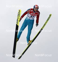 11.01.2008, Val di Fiemme, Italy (ITA): David Lazzaroni (FRA)  - FIS world cup ski jumping, qualification, Val di Fiemme (ITA). www.nordicfocus.com. c Felgenhauer/NordicFocus. Every downloaded picture is fee-liable.