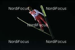 11.01.2008, Val di Fiemme, Italy (ITA): Andreas Kuettel  (SUI)  - FIS world cup ski jumping, qualification, Val di Fiemme (ITA). www.nordicfocus.com. c Felgenhauer/NordicFocus. Every downloaded picture is fee-liable.