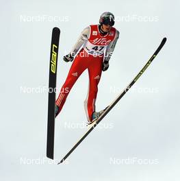 11.01.2008, Val di Fiemme, Italy (ITA): Dennis Kornilov (RUS)  - FIS world cup ski jumping, qualification, Val di Fiemme (ITA). www.nordicfocus.com. c Felgenhauer/NordicFocus. Every downloaded picture is fee-liable.