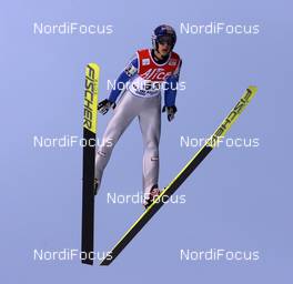 11.01.2008, Val di Fiemme, Italy (ITA): Gregor Schlierenzauer (AUT)  - FIS world cup ski jumping, qualification, Val di Fiemme (ITA). www.nordicfocus.com. c Felgenhauer/NordicFocus. Every downloaded picture is fee-liable.