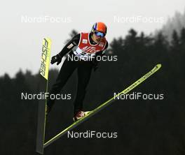 12.01.2008, Val di Fiemme, Italy (ITA): Taku Takeuchi (JPN)  - FIS world cup ski jumping, individual HS134, Val di Fiemme (ITA). www.nordicfocus.com. c Felgenhauer/NordicFocus. Every downloaded picture is fee-liable.