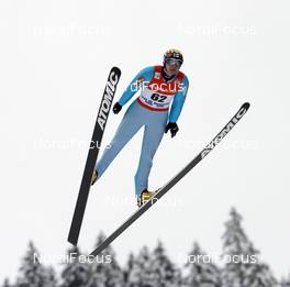 13.01.2008, Val di Fiemme, Italy (ITA):Janne Ahonen (FIN)  - FIS world cup ski jumping, individual HS134, Val di Fiemme (ITA). www.nordicfocus.com. c Felgenhauer/NordicFocus. Every downloaded picture is fee-liable.
