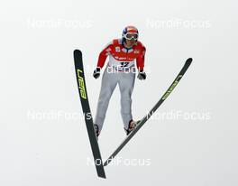 13.01.2008, Val di Fiemme, Italy (ITA): Vincent Descombes Sevoie (FRA)  - FIS world cup ski jumping, individual HS134, Val di Fiemme (ITA). www.nordicfocus.com. c Felgenhauer/NordicFocus. Every downloaded picture is fee-liable.
