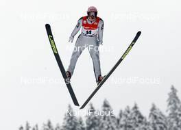 13.01.2008, Val di Fiemme, Italy (ITA): Andrea Morassi (ITA)  - FIS world cup ski jumping, individual HS134, Val di Fiemme (ITA). www.nordicfocus.com. c Felgenhauer/NordicFocus. Every downloaded picture is fee-liable.