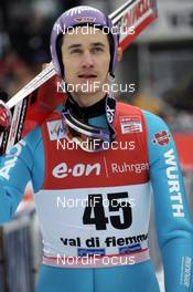 13.01.2008, Val di Fiemme, Italy (ITA): Martin Schmitt (GER)  - FIS world cup ski jumping, individual HS134, Val di Fiemme (ITA). www.nordicfocus.com. c Felgenhauer/NordicFocus. Every downloaded picture is fee-liable.