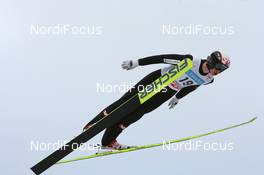09.03.2008, Holmenkollen, Norway (NOR): Lars Bystoel (NOR) - FIS world cup ski jumping, individual HS128, Holmenkollen (NOR). www.nordicfocus.com. c Manzoni/NordicFocus. Every downloaded picture is fee-liable.