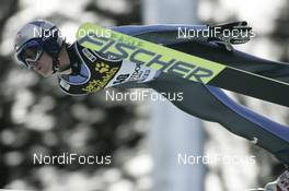 22.02.2008, Oberstdorf, Germany (GER): Thomas Morgenstern (AUT) - FIS world championship ski flying, individual HS213, Oberstdorf (GER). www.nordicfocus.com. c Furtner/NordicFocus. Every downloaded picture is fee-liable.