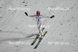 06.12.2008, Trondheim, Norway (NOR): Johan Remen Evensen (NOR), Fischer - FIS world cup ski jumping, individual HS142, Trondheim (NOR). www.nordicfocus.com. © Furtner/NordicFocus. Every downloaded picture is fee-liable.