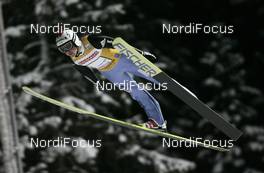 06.12.2008, Trondheim, Norway (NOR): Simon Ammann (SUI), Fischer, adidas - FIS world cup ski jumping, individual HS142, Trondheim (NOR). www.nordicfocus.com. © Furtner/NordicFocus. Every downloaded picture is fee-liable.