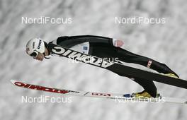 06.12.2008, Trondheim, Norway (NOR): Anders Bardal (NOR), Atomic - FIS world cup ski jumping, individual HS142, Trondheim (NOR). www.nordicfocus.com. © Furtner/NordicFocus. Every downloaded picture is fee-liable.