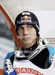 06.12.2008, Trondheim, Norway (NOR): Gregor Schlierenzauer (AUT), Fischer - FIS world cup ski jumping, individual HS142, Trondheim (NOR). www.nordicfocus.com. © Furtner/NordicFocus. Every downloaded picture is fee-liable.