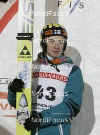06.12.2008, Trondheim, Norway (NOR): Ville Larinto (FIN), Fischer - FIS world cup ski jumping, individual HS142, Trondheim (NOR). www.nordicfocus.com. © Furtner/NordicFocus. Every downloaded picture is fee-liable.