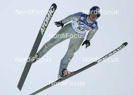 07.12.2008, Trondheim, Norway (NOR): Thomas Morgenstern (AUT), Atomic - FIS world cup ski jumping, individual HS142, Trondheim (NOR). www.nordicfocus.com. © Furtner/NordicFocus. Every downloaded picture is fee-liable.