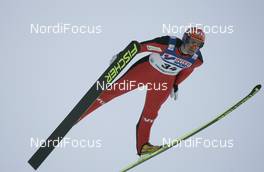 07.12.2008, Trondheim, Norway (NOR): Roar Ljoekelsoey (NOR), Fischer - FIS world cup ski jumping, individual HS142, Trondheim (NOR). www.nordicfocus.com. © Furtner/NordicFocus. Every downloaded picture is fee-liable.