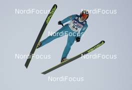 07.12.2008, Trondheim, Norway (NOR): Ville Larinto (FIN), Fischer - FIS world cup ski jumping, individual HS142, Trondheim (NOR). www.nordicfocus.com. © Furtner/NordicFocus. Every downloaded picture is fee-liable.