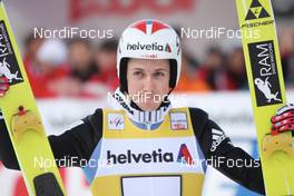 21.12.2008, Engelberg, Switzerland (SUI): Simon Ammann (SUI), Fischer, adidas - FIS world cup ski jumping, individual HS137, Engelberg (SUI). www.nordicfocus.com. © Casanova/NordicFocus. Every downloaded picture is fee-liable.
