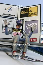 29.12.2008, Oberstdorf, Germany (GER): Thomas Morgenstern (AUT), Atomic - FIS world cup ski jumping, four hills tournament, individual HS137, Oberstdorf (GER). www.nordicfocus.com. © Furtner/NordicFocus. Every downloaded picture is fee-liable.
