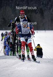 03.02.2008, Oberammergau, Germany (GER): Daniel Tynell (SWE) ahead of Jerry Ahrlin (SWE)  - Worldloppet Koenig Ludwig Lauf, FIS Marathon Cup - Oberammergau (GER). www.nordicfocus.com. c Felgenhauer/NordicFocus. Every downloaded picture is fee-liable.