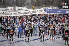 03.02.2008, Oberammergau, Germany (GER): mass start - Worldloppet Koenig Ludwig Lauf, FIS Marathon Cup - Oberammergau (GER). www.nordicfocus.com. c Felgenhauer/NordicFocus. Every downloaded picture is fee-liable.