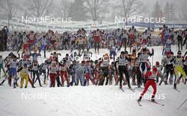 02.02.2008, Oberammergau, Germany (GER): start - Worldloppet Koenig Ludwig Lauf - Oberammergau (GER). www.nordicfocus.com. c Felgenhauer/NordicFocus. Every downloaded picture is fee-liable.