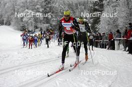 02.03.2008, Mora, Sweden (SWE): Anders Aukland (NOR), Team Xtra leading at the start - Worldloppet Vasaloppet, Mora (SWE). www.nordicfocus.com. c Felgenhauer/NordicFocus. Every downloaded picture is fee-liable.