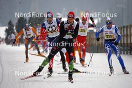 09.03.2008, Scuol, Switzerland (SUI): l-r: Daniel Tynell (SWE), Jerry Ahrlin (SWE)  - Worldloppet Engadin, Scuol (SUI). www.nordicfocus.com. c Felgenhauer/NordicFocus. Every downloaded picture is fee-liable.