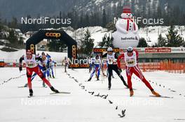 09.03.2008, Scuol, Switzerland (SUI): l-r: Dario Cologna (SUI), Tor Arne Hetland (NOR)  - Worldloppet Engadin, Scuol (SUI). www.nordicfocus.com. c Felgenhauer/NordicFocus. Every downloaded picture is fee-liable.