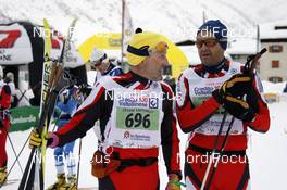 14.12.2008, Livigno, Italy (ITA): friends on the track - Worldloppet La Sgambeda, Livigno (ITA). www.nordicfocus.com. © Felgenhauer/NordicFocus. Every downloaded picture is fee-liable.