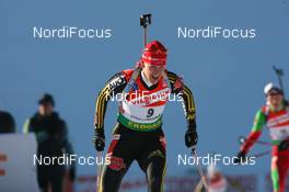 11.01.2009, Oberhof, Germany (GER): Kati Wilhelm (GER), Madshus, Rottefella, Swix, adidas - IBU world cup biathlon, mass women, Oberhof (GER). www.nordicfocus.com. © Manzoni/NordicFocus. Every downloaded picture is fee-liable.