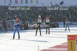 11.01.2009, Oberhof, Germany (GER): Ekaterina Iourieva (RUS), Madshus, Rottefella, Swix, adidas leads Simone Hauswald (GER), Fischer, Rottefella, Exel, adidas, Toko - IBU world cup biathlon, mass women, Oberhof (GER). www.nordicfocus.com. © Manzoni/NordicFocus. Every downloaded picture is fee-liable.