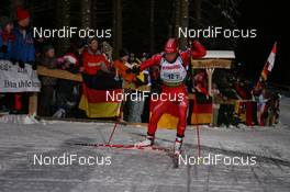 08.01.2009, Oberhof, Germany (GER): Thomas Frei (SUI), Atomic, Leki, adidas - IBU world cup biathlon, relay men, Oberhof (GER). www.nordicfocus.com. © Manzoni/NordicFocus. Every downloaded picture is fee-liable.