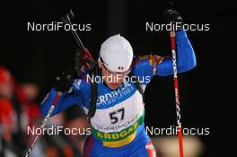 09.01.2009, Oberhof, Germany (GER): Dana Plotogea (ROU), Fischer, Salomon, Exel - IBU world cup biathlon, sprint women, Oberhof (GER). www.nordicfocus.com. © Manzoni/NordicFocus. Every downloaded picture is fee-liable.