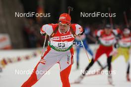18.01.2009, Ruhpolding, Germany (GER): Kauri Koiv (EST), Fischer, Rottefella, Leki - IBU world cup biathlon, pursuit men, Ruhpolding (GER). www.nordicfocus.com. © Manzoni/NordicFocus. Every downloaded picture is fee-liable.