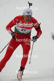 18.01.2009, Ruhpolding, Germany (GER): Frode Andresen (NOR), Atomic, Swix, Odlo - IBU world cup biathlon, pursuit men, Ruhpolding (GER). www.nordicfocus.com. © Manzoni/NordicFocus. Every downloaded picture is fee-liable.