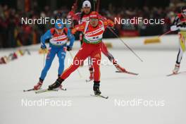 18.01.2009, Ruhpolding, Germany (GER): Chengye Zhang (CHN), Fischer, Salomon, Swix, adidas - IBU world cup biathlon, pursuit men, Ruhpolding (GER). www.nordicfocus.com. © Manzoni/NordicFocus. Every downloaded picture is fee-liable.