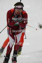 18.01.2009, Ruhpolding, Germany (GER): Ilmars Bricis (LAT), Madshus, Rottefella - IBU world cup biathlon, pursuit men, Ruhpolding (GER). www.nordicfocus.com. © Manzoni/NordicFocus. Every downloaded picture is fee-liable.