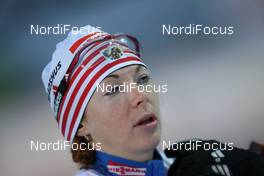 14.01.2009, Ruhpolding, Germany (GER): Anna Boulygina (RUS), Madshus, Rottefella, Exel, adidas - IBU world cup biathlon, relay women, Ruhpolding (GER). www.nordicfocus.com. © Manzoni/NordicFocus. Every downloaded picture is fee-liable.
