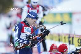 17.01.2009, Ruhpolding, Germany (GER): Tim Burke (USA), Rossignol, Rottefella, Swix, adidas - IBU world cup biathlon, sprint men, Ruhpolding (GER). www.nordicfocus.com. © Manzoni/NordicFocus. Every downloaded picture is fee-liable.