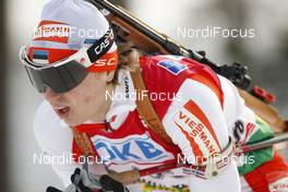 17.01.2009, Ruhpolding, Germany (GER): Martten Kaldvee (EST) - IBU world cup biathlon, sprint men, Ruhpolding (GER). www.nordicfocus.com. © Manzoni/NordicFocus. Every downloaded picture is fee-liable.