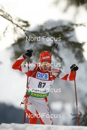 17.01.2009, Ruhpolding, Germany (GER): Priit Viks (EST), Madshus, Rottefella, Swix - IBU world cup biathlon, sprint men, Ruhpolding (GER). www.nordicfocus.com. © Manzoni/NordicFocus. Every downloaded picture is fee-liable.