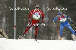 17.01.2009, Ruhpolding, Germany (GER): Ronny Hafsaas (NOR), Madshus, Rottefella, Odlo - IBU world cup biathlon, sprint men, Ruhpolding (GER). www.nordicfocus.com. © Manzoni/NordicFocus. Every downloaded picture is fee-liable.