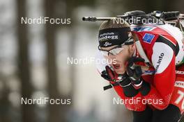 17.01.2009, Ruhpolding, Germany (GER): Simon Eder (AUT), Fischer, Rottefella - IBU world cup biathlon, sprint men, Ruhpolding (GER). www.nordicfocus.com. © Manzoni/NordicFocus. Every downloaded picture is fee-liable.