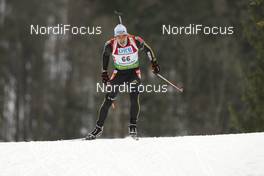 17.01.2009, Ruhpolding, Germany (GER): Toni Lang (GER), Madshus, Rottefella, Exel, adidas - IBU world cup biathlon, sprint men, Ruhpolding (GER). www.nordicfocus.com. © Manzoni/NordicFocus. Every downloaded picture is fee-liable.
