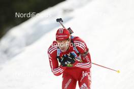 17.01.2009, Ruhpolding, Germany (GER): Thomas Frei (SUI), Atomic, Leki, adidas - IBU world cup biathlon, sprint men, Ruhpolding (GER). www.nordicfocus.com. © Manzoni/NordicFocus. Every downloaded picture is fee-liable.