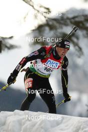 17.01.2009, Ruhpolding, Germany (GER): Michail Kletcherov (BUL) - IBU world cup biathlon, sprint men, Ruhpolding (GER). www.nordicfocus.com. © Manzoni/NordicFocus. Every downloaded picture is fee-liable.