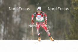 17.01.2009, Ruhpolding, Germany (GER): Jean Philippe Leguellec (CAN), Rossignol, Rottefella, Exel - IBU world cup biathlon, sprint men, Ruhpolding (GER). www.nordicfocus.com. © Manzoni/NordicFocus. Every downloaded picture is fee-liable.
