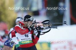 17.01.2009, Ruhpolding, Germany (GER): Daniel Mesotitsch (AUT), Fischer, Rottefella, Leki - IBU world cup biathlon, sprint men, Ruhpolding (GER). www.nordicfocus.com. © Manzoni/NordicFocus. Every downloaded picture is fee-liable.